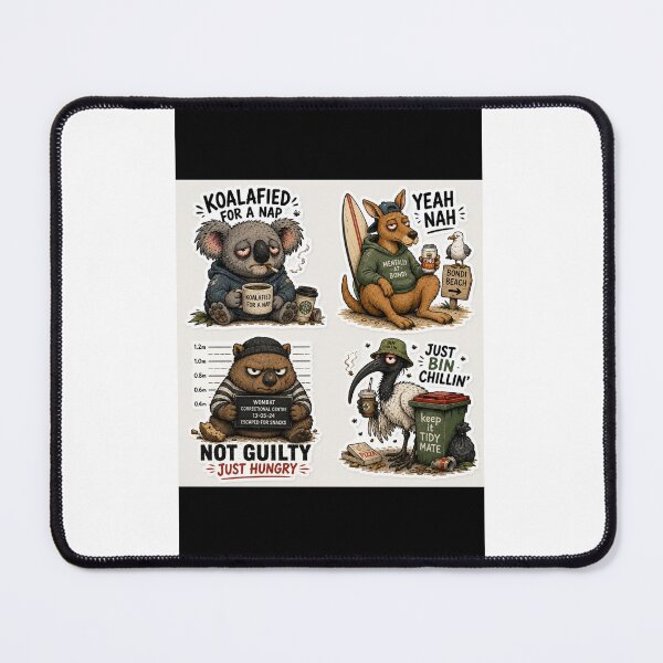 Item preview, Ugly Cute Australian Animal Stickers designed and sold by Bshopplus.