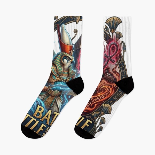 Item preview, Battle for the Nile Horus vs Anubis Egyptian Myth Art designed and sold by Queen Cleopatra.