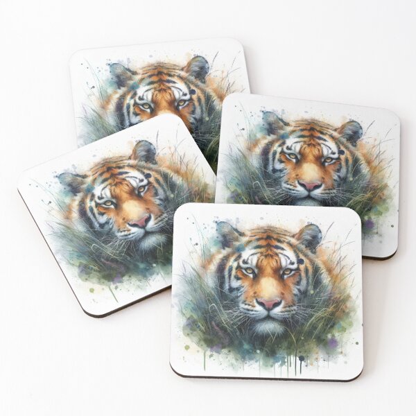 Item preview, Majestic Tiger in Vibrant Grass designed and sold by IZiets.