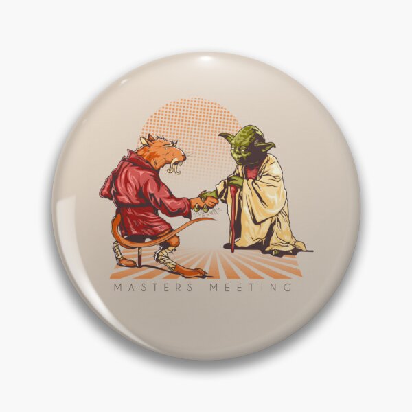 Item preview, Masters Meeting - Wise Alien and Martial Arts Rat Mentor Parody designed and sold by MrGlayga.