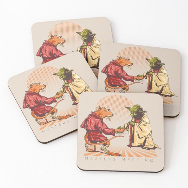 Item preview, Masters Meeting - Wise Alien and Martial Arts Rat Mentor Parody designed and sold by MrGlayga.