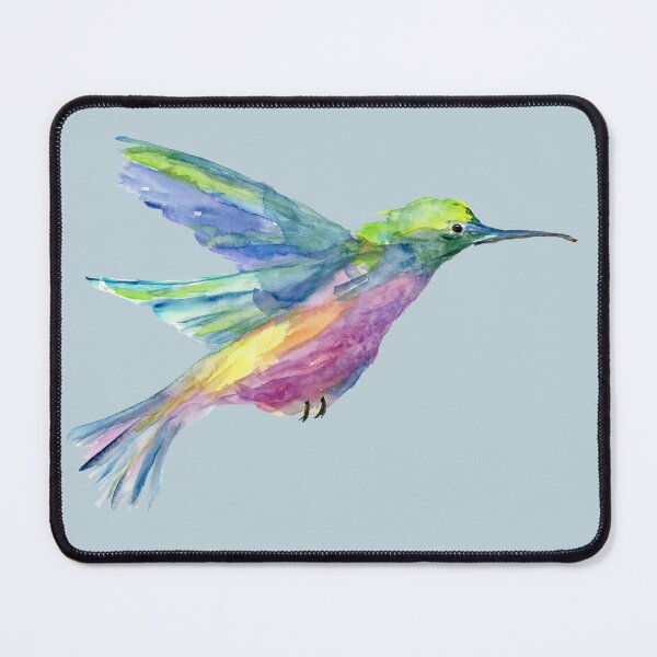 Item preview, Rainbow Hummingbird designed and sold by ALA Creative Studio.