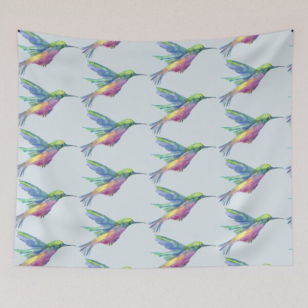Item preview, Rainbow Hummingbird designed and sold by ALA Creative Studio.