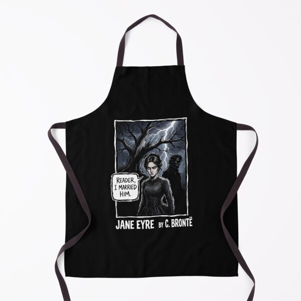 Item preview, Jane Eyre Reader I Married Him Comic Art Portrait designed and sold by Fenay Designs.