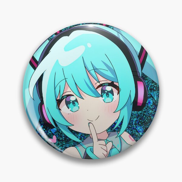 Item preview, Hatsune Miku: The Retro Blue Hearts Icon Edition designed and sold by GensokyoEditItems.