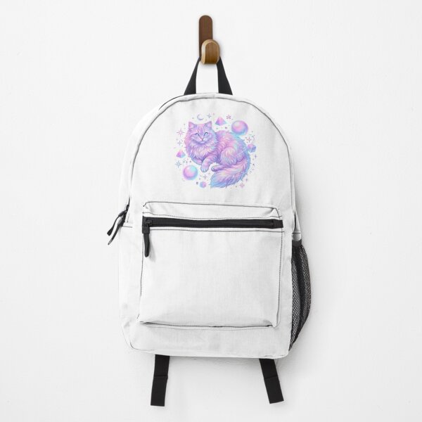 Item preview, Cute Holographic Pastel Cat - Iridescent Cosmic Vaporwave Aesthetic designed and sold by PictoVibe.