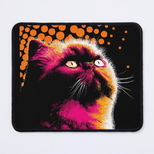 Item preview, Neon Pop Cat designed and sold by ClubVacay.