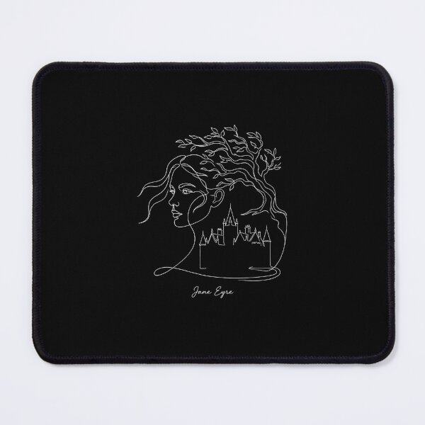 Item preview, Jane Eyre Minimalist Line Art Thornfield Hall Profile designed and sold by Fenay Designs.