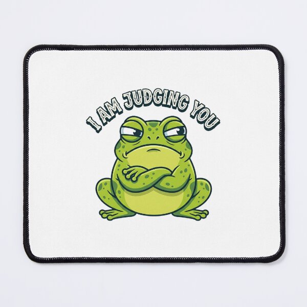 Item preview, Funny Side Eye Judgy Frog Sassy Cartoon designed and sold by DuckOddity.