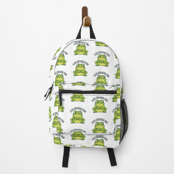 Item preview, Funny Side Eye Judgy Frog Sassy Cartoon designed and sold by DuckOddity.