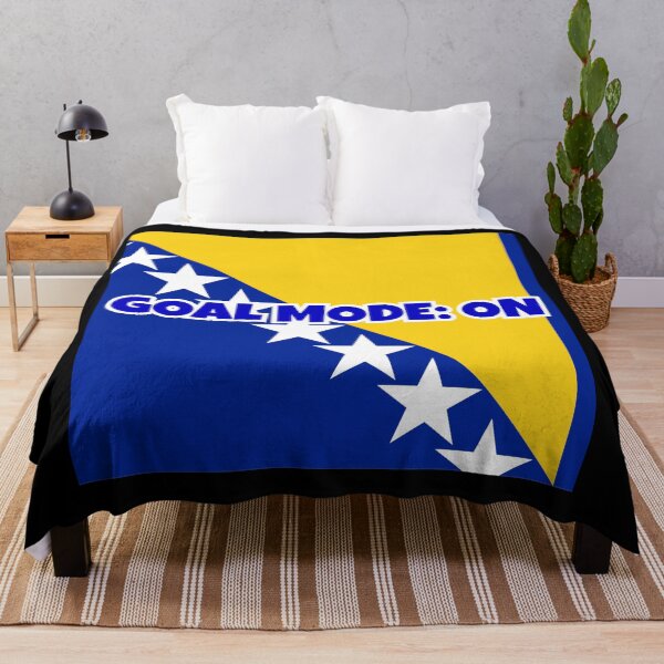 Item preview, Bosnia Soccer Fan Shirt – GOALMODE: ON Football Tee designed and sold by LovelyHappyGift.