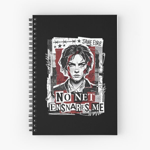 Item preview, Jane Eyre No Net Ensnares Me Punk Zine Collage designed and sold by Fenay Designs.