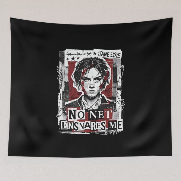 Item preview, Jane Eyre No Net Ensnares Me Punk Zine Collage designed and sold by Fenay Designs.
