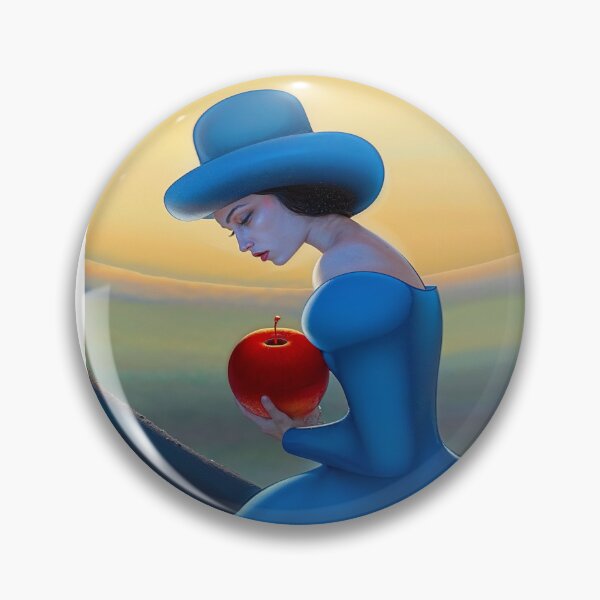 Item preview, The Blue Woman and the Red Apple designed and sold by marbrure.
