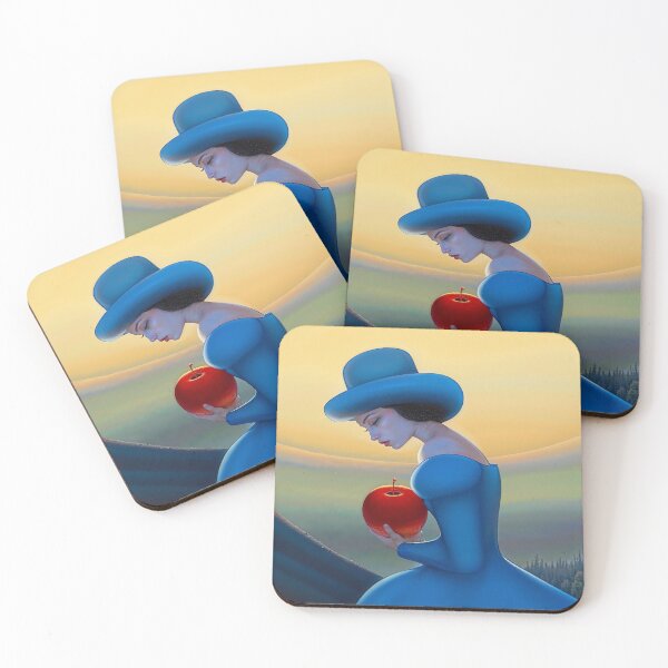 Item preview, The Blue Woman and the Red Apple designed and sold by marbrure.