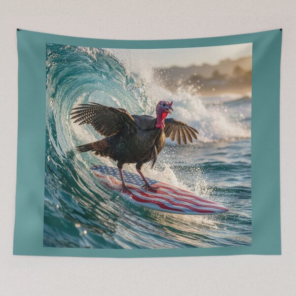Item preview, Turkey Surfer designed and sold by Tridentulus.