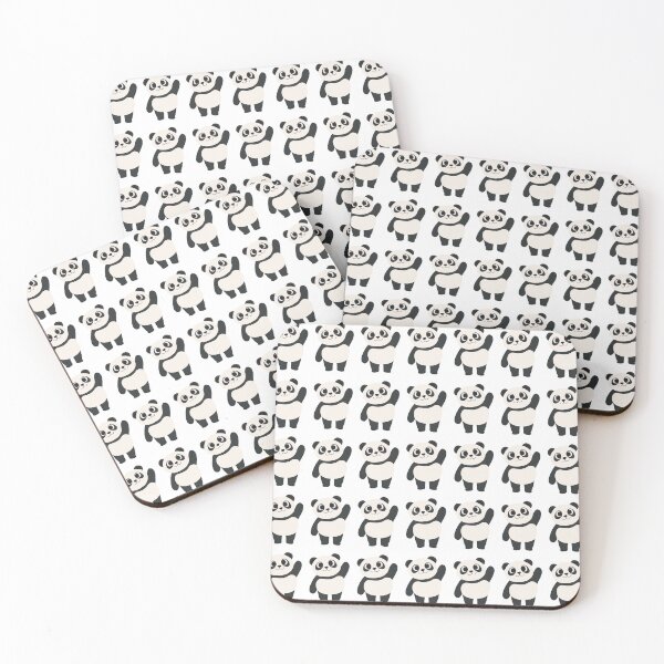 Item preview, Cute Waving Panda Pattern – Kawaii Panda Repeat designed and sold by Wesli.