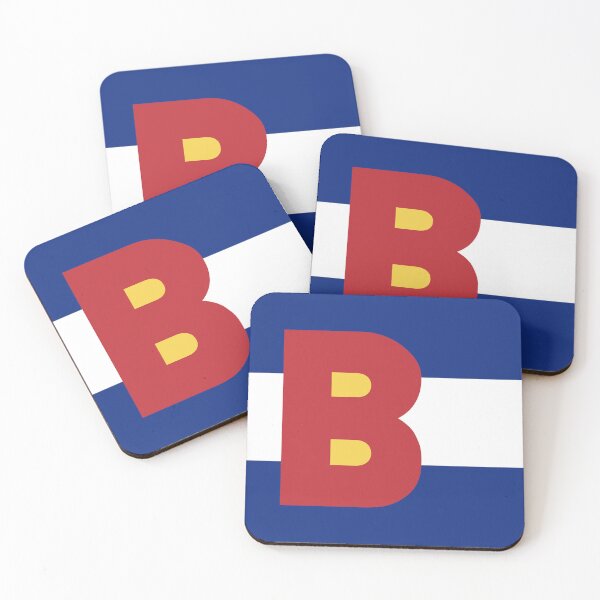 Item preview, Colorado Flag - Letter B designed and sold by FlagFontCO.