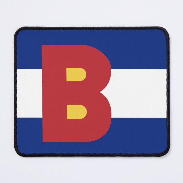Item preview, Colorado Flag - Letter B designed and sold by FlagFontCO.