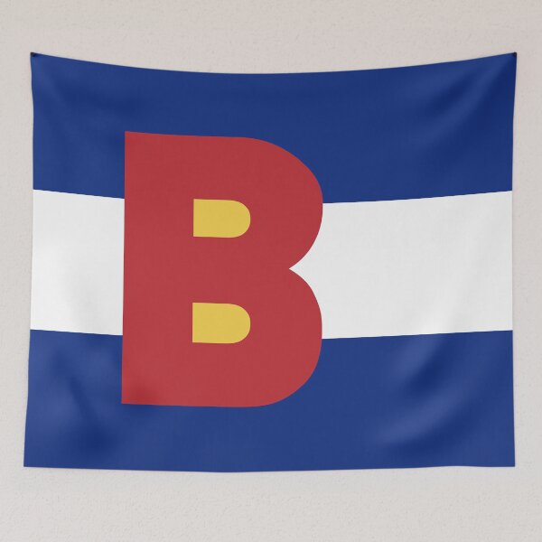 Item preview, Colorado Flag - Letter B designed and sold by FlagFontCO.