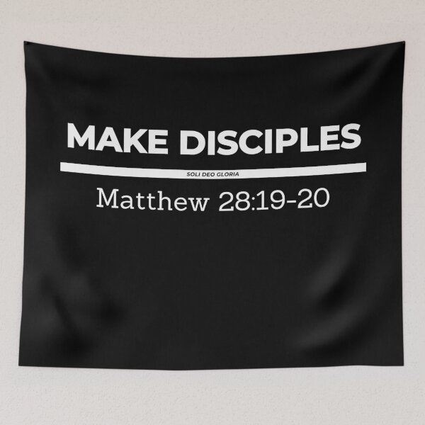 Item preview, Make Disciples Matthew 28:19-20 Bible Verse Christian Design designed and sold by Ken Chung.