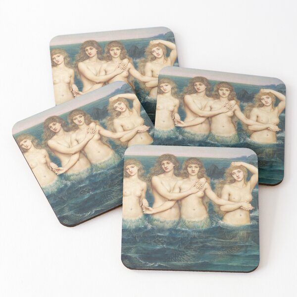 Item preview, The Sea Maidens - Evelyn de Morgan designed and sold by forgottenbeauty.