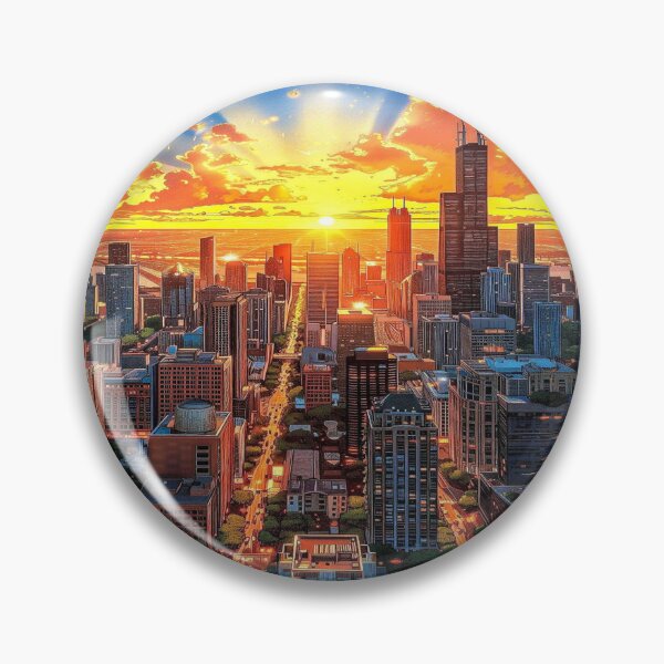 Item preview, City sunset designed and sold by AlejandroColors.