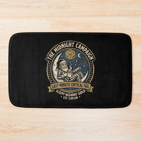 Item preview, The Midnight Campaign Sleepy Wizards Guild Critical Fail designed and sold by Fenay Designs.