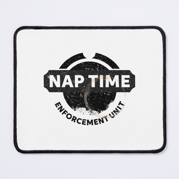 Item preview, Nap Time Enforcement Unit Funny Daycare Teacher Design Black Version designed and sold by The Sticky Clipboard.