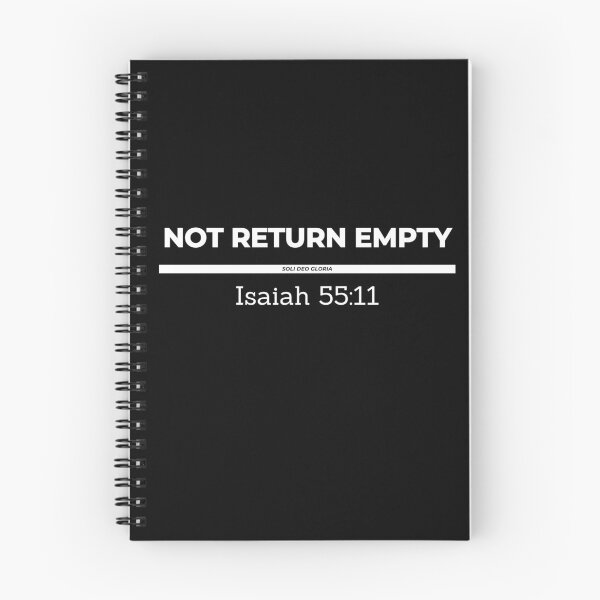 Item preview, Not Return Empty Isaiah 55:11 NIV Bible Verse Christian Design designed and sold by Ken Chung.