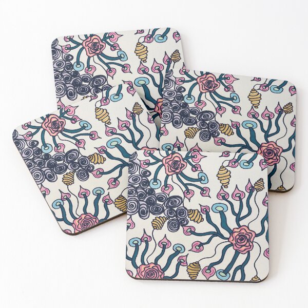 Item preview, Abstract Alien Flowers designed and sold by artbyalette.