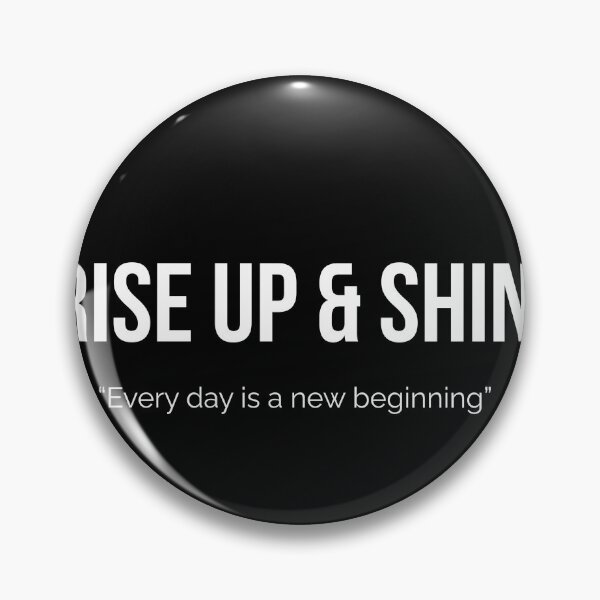 Item preview, Rise Up & Shine - Motivational Quote designed and sold by VincereCo.