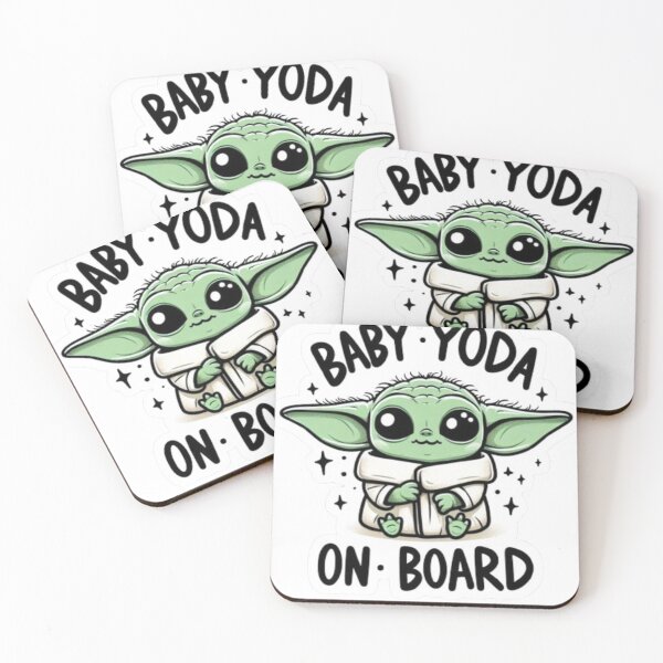 Item preview, Baby Yoda Grogu Baby on Board Sticker | Mandalorian Car Decal designed and sold by Ulikedigital14.