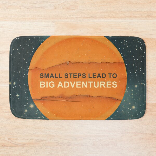 Item preview, Small Steps Big Adventures Poster designed and sold by LuminaPosters.