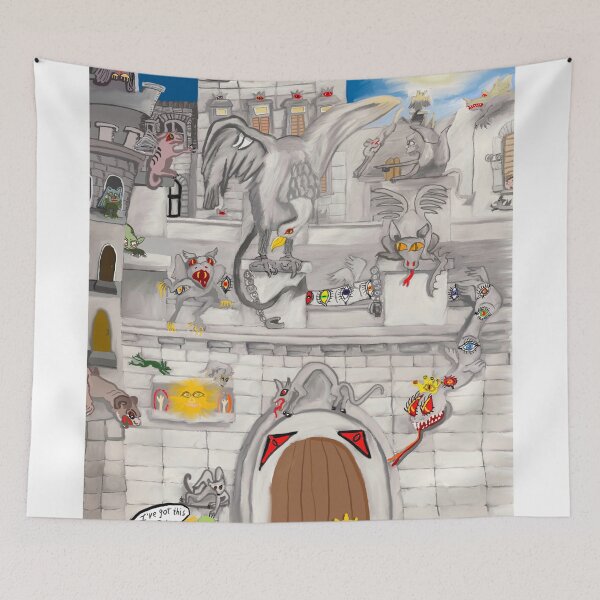 Item preview, The Gargoyles designed and sold by pinkyjainpan.