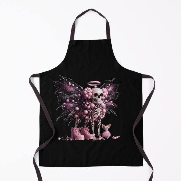 Item preview, Pink Skeleton Fairy with Puppy designed and sold by LujziWorld.