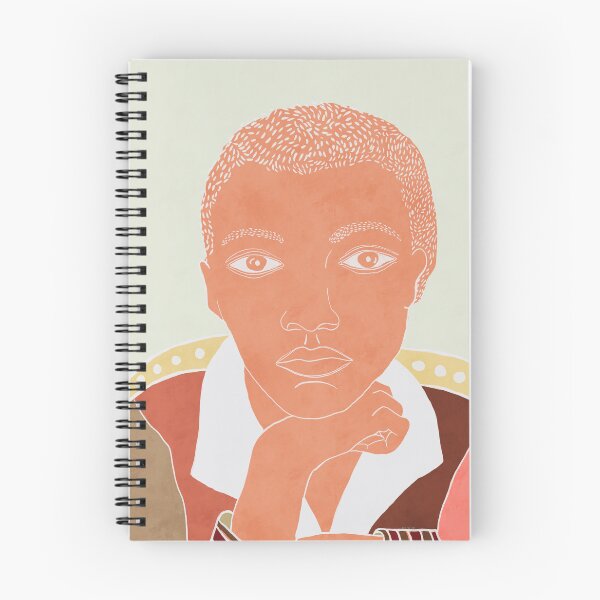 Item preview, Jamal – Modern Afro Folk Portrait in Coral & Earth Tones designed and sold by bonaise.