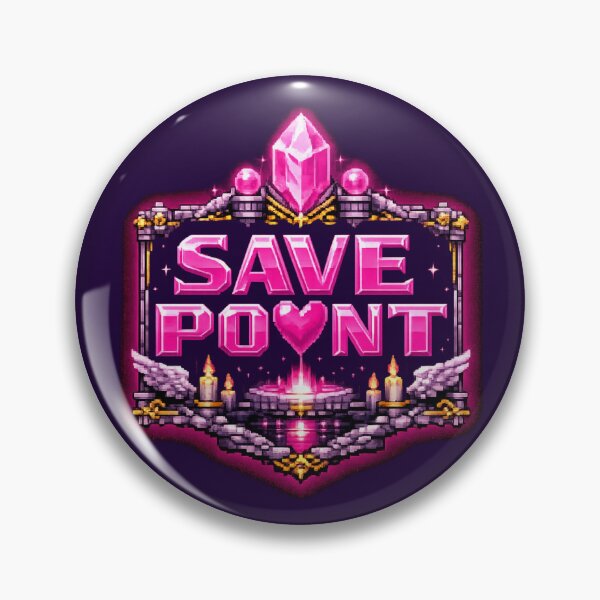 Item preview, Save Point - Retro RPG Gaming T-Shirt Design designed and sold by PixelThumbPrint.