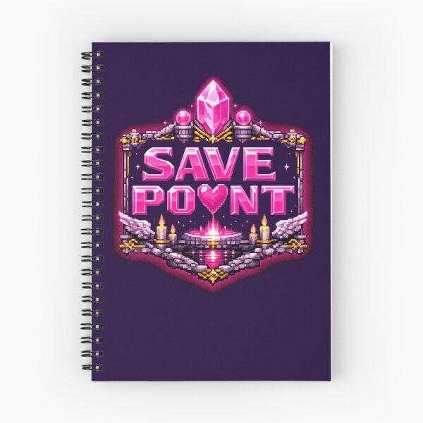 Item preview, Save Point - Retro RPG Gaming T-Shirt Design designed and sold by PixelThumbPrint.