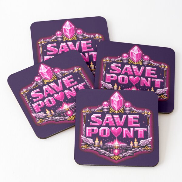 Item preview, Save Point - Retro RPG Gaming T-Shirt Design designed and sold by PixelThumbPrint.