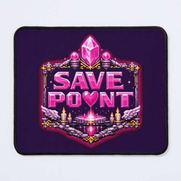 Item preview, Save Point - Retro RPG Gaming T-Shirt Design designed and sold by PixelThumbPrint.
