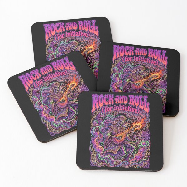 Item preview, Rock and Roll For Initiative Skeleton Bard Fantasy Art designed and sold by Fenay Designs.