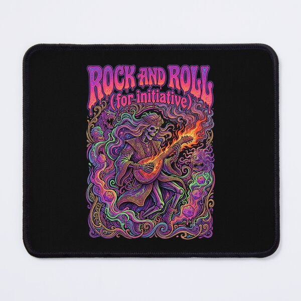 Item preview, Rock and Roll For Initiative Skeleton Bard Fantasy Art designed and sold by Fenay Designs.