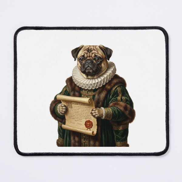 Item preview, Classical Renaissance Dog Portrait - Regal Oil Painting Fine Art designed and sold by PictoVibe.