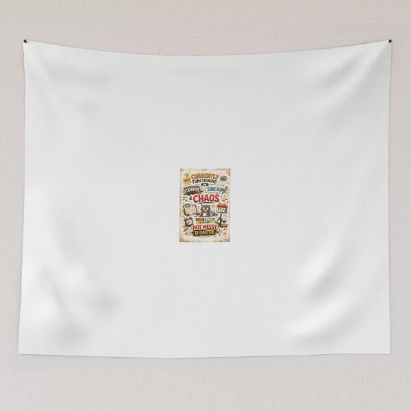 Item preview, My Life Is a Hot Mess – Chaos & Snacks Art designed and sold by ChaosMoodCo.