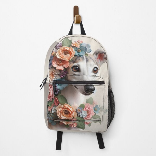 Item preview, Flowers Galgoherz No. 2_with background designed and sold by GALOGO – Art for Sighthounds & Animal Welfare.