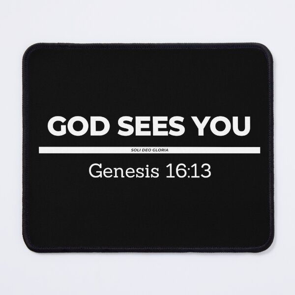 Item preview, God Sees You Genesis 16:13 NIV Bible Verse Christian Design designed and sold by Ken Chung.