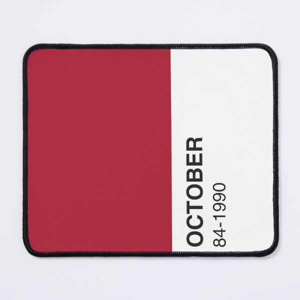 Item preview, Hunt for October Movie Book Red Colour Swatch - Full Width designed and sold by The Colourful Game.