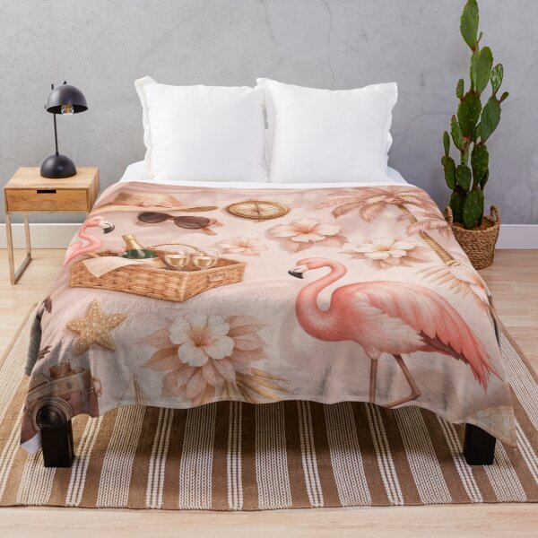 Item preview, Elegant Tropical Flamingo Wallpaper – Luxury Soft Pink Aesthetic designed and sold by Ve state official.