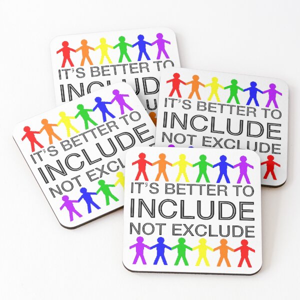 Item preview, It’s Better To Include, Not Exclude (Rainbow) designed and sold by SarahJosArt.